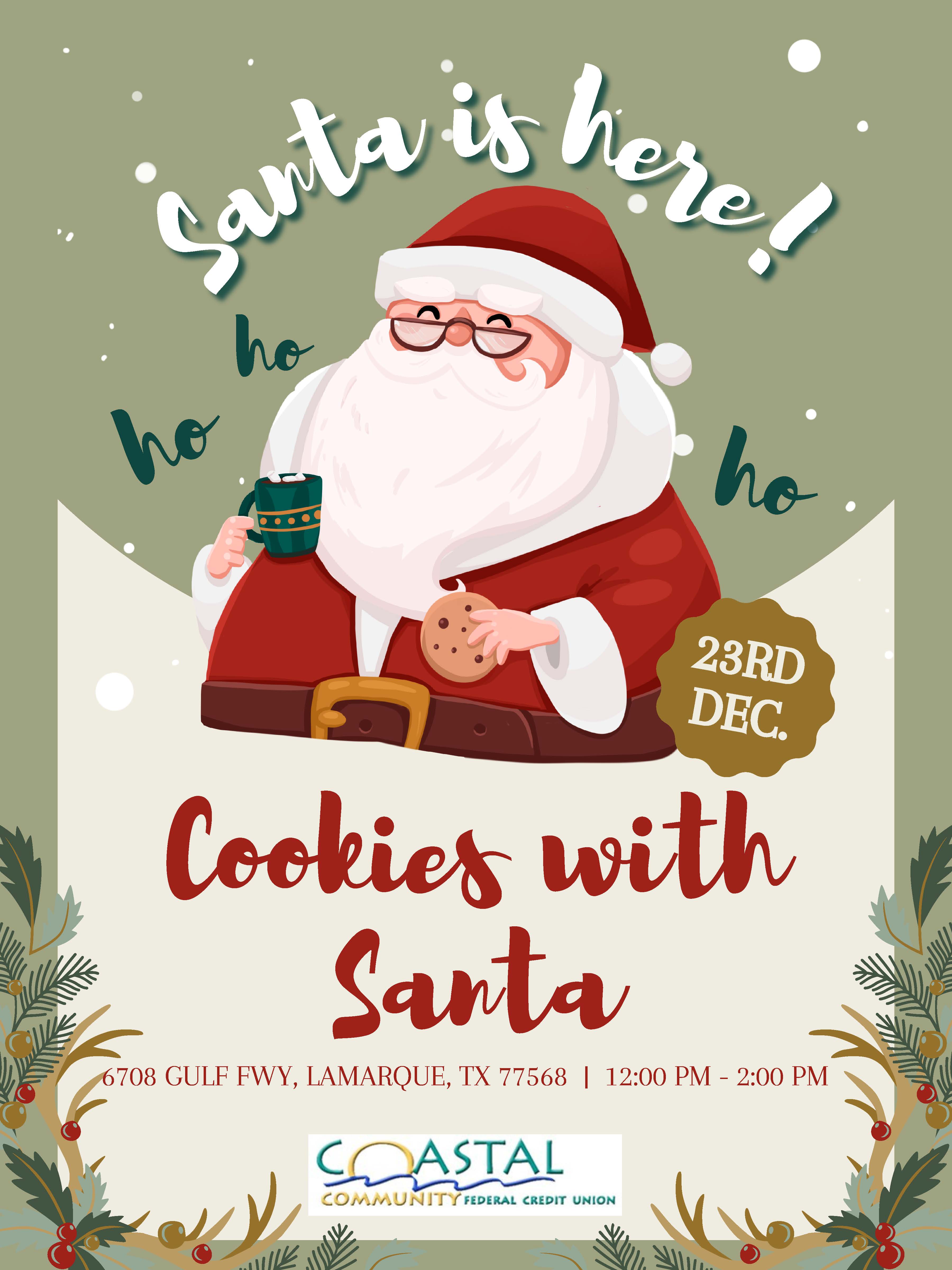 Cookies with Santa