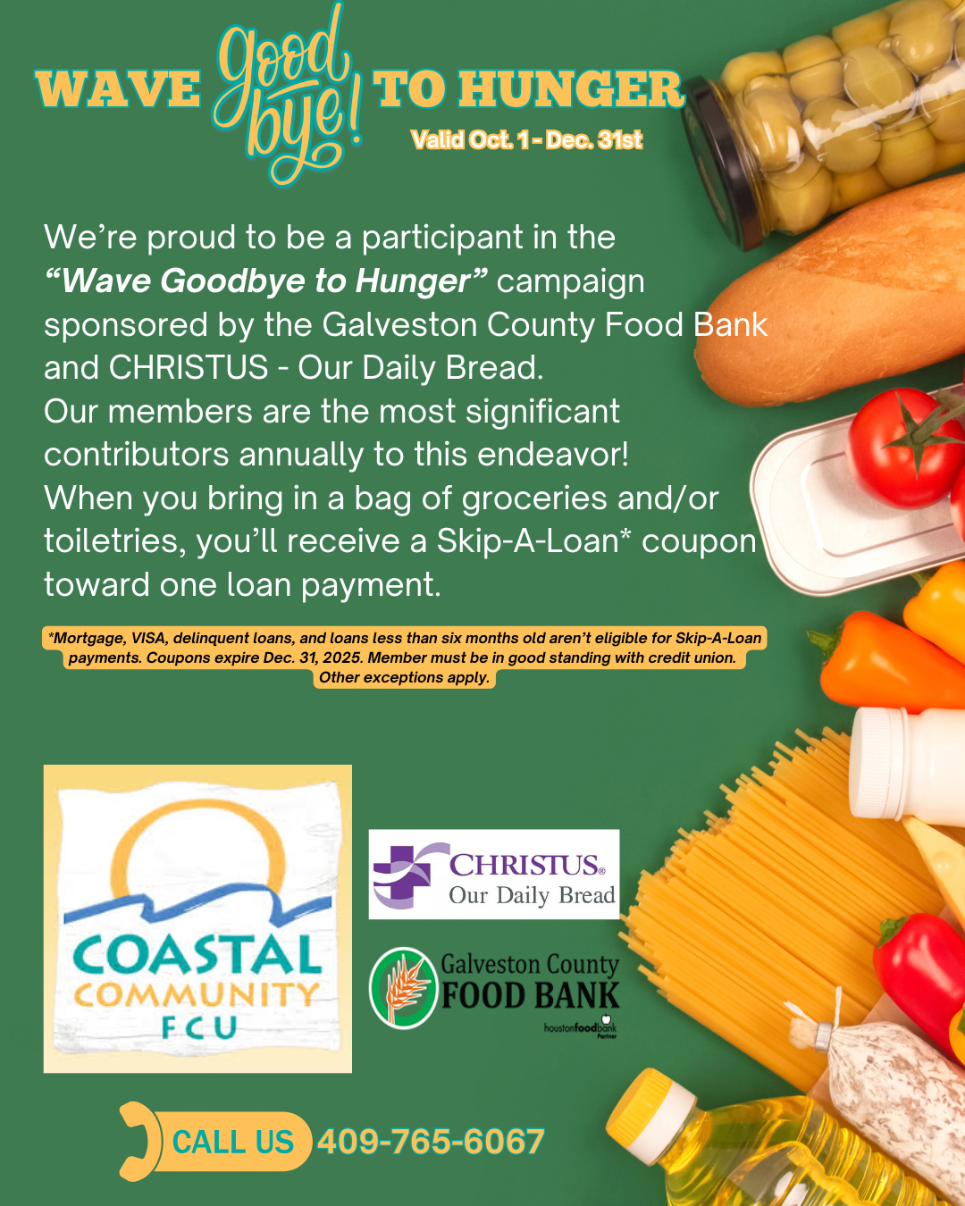 Wave Goodbye to Hunger